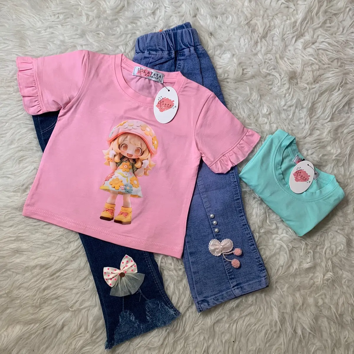 Paket celana 2 pcs baju 2 pcs