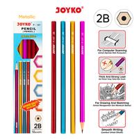 Gambar Pensil Pencil Joyko P-107 Metallic 2B 1 Box 12 Pcs - P-107 Metallic 2B dari Joyko Indonesia Kota Administrasi Jakarta Utara 1 Tokopedia