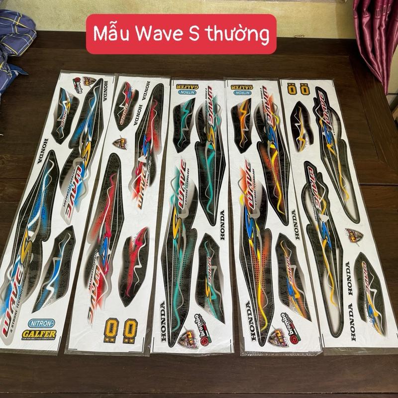 Tem wave S xoắn mẫu mới 2025 dán xe wave 50/100/110