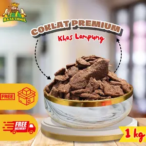 [ New ]  [Dapat Bonus Snack] 1kg Keripik Pisang Coklat Khas Lampung Rajacemil Keripik Pisang Lampung Cokelat Premiumproduk berkualitas