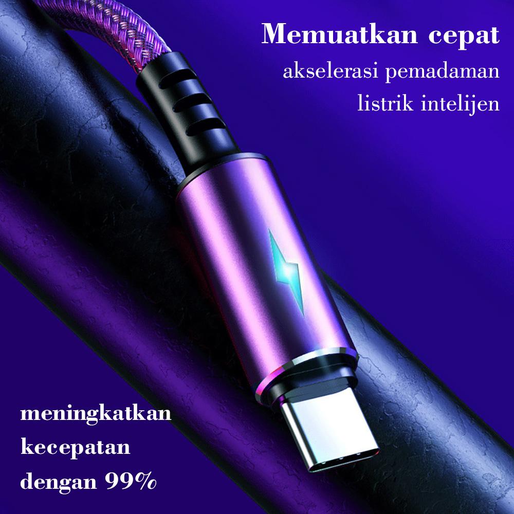 5A Fast Charging Micro USB Type C data cable for iPhone iOS Cable LED Voltage and Current Display High Quality USB Data Cable Type C, Micro, Lightning For iPhone Samsung OPPO VIvo