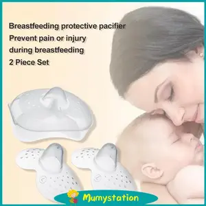 Mumystation Pelindung Puting Bahan Silikon Untuk Menyusui/ BPA Free/nipple puting/alat pemanjang puting susu Bayi Ibu