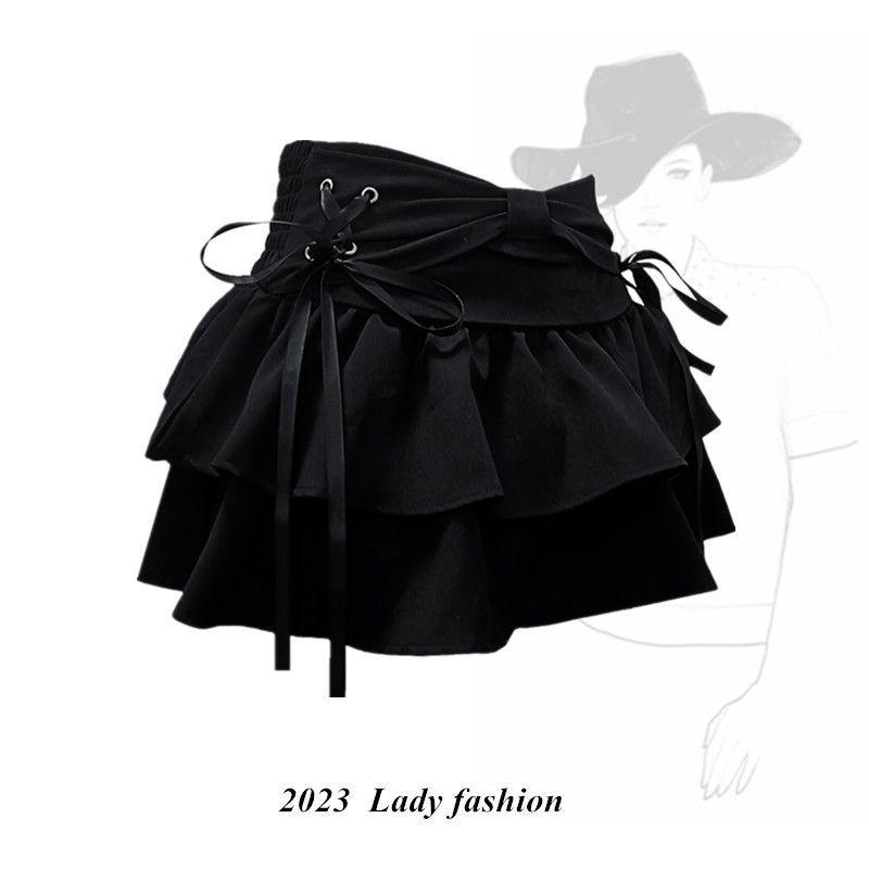 Product Introduction of Skirt Berlipat, Tali Ikatan Simpul, Musim Bunga dan Musim Luruh Ketibaan Baru, Rekaan Comel dan Seksi, Gadis Panas Segi A, Skirt Pendek Pelangsingan, Rekaan Cantik, Sesuai untuk Musim Panas, Skirt Separuh Seluar, Lebih 1300+ Pesanan Dalam Seminggu 7