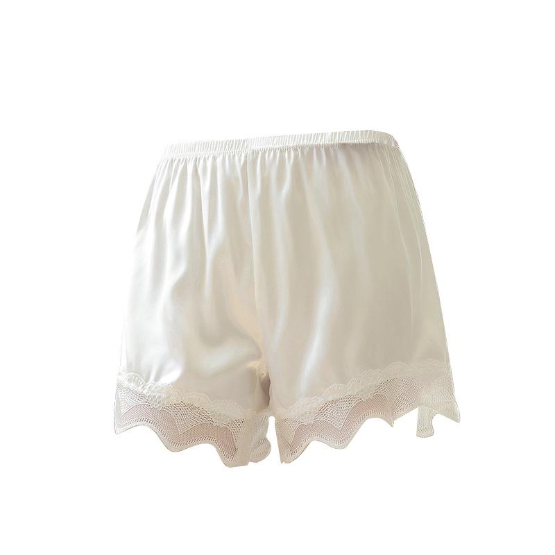 Quần An Toàn, Jk, Bán Buôn, Phong Cách Bikini Lụa Lạnh Quần Đùi Chống Lộ Ren Không Đường May Quần Culottes Mặc Trong Mỏng Dáng Rộng Mùa Hè Cho Nữ Women 4