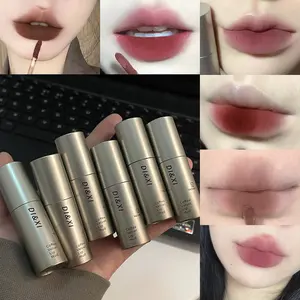 Lip Glaze Matte Velvet Tahan Lama Warna Natural Cerah Tidak Lengket Melembapkan Ringan Cocok Semua Warna Kulit Untuk Remaja & Wanita Dewasa Make Up Harian & Pesta