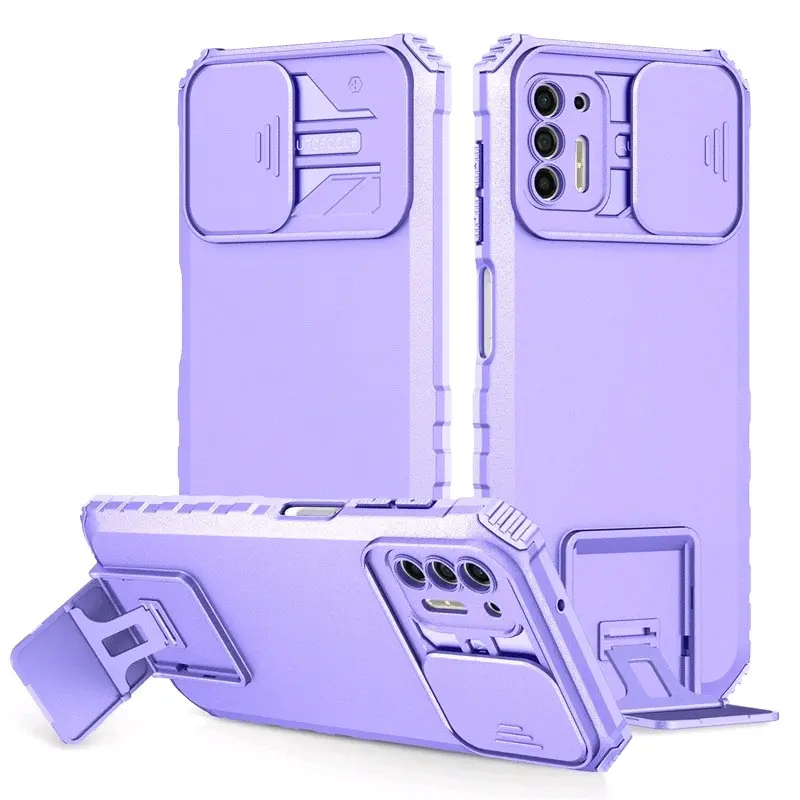 Casing OPO A1K A5S A12 A11K A7 F9 A3S A15 A15S A16 A54 A5 2020 A92020 A76 A96 Reno5 Reno64G Case Standing Auto Fokus Protector Kamera Belakang 1