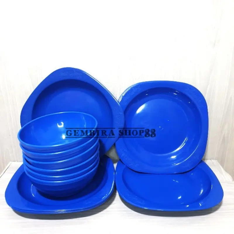 COD SET PIRING DAN MANGKOK PLASTIK 12 PCS 3