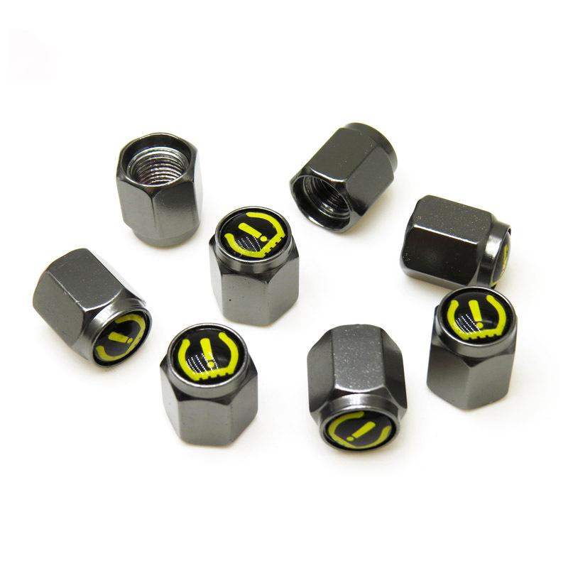 Bộ 4 Nắp Bịt Đầu Van Ô Tô Xe Máy Cảm Biến Áp Suất Lốp TPMS