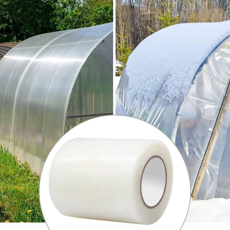 Miếng Dán Phục Hồi Nhà Kính Xanh, Băng Dính Phục Hồi Màng Chống Tia UV, Trong Suốt, Độ Dính Mạnh, Băng Dính Bìa Nhựa, Thích Hợp Cho Nắp Nhà Kính 1