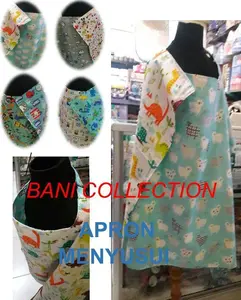 Apron menyusui / Nursing cover / Celemek menyusui / penutup ibu menyusui motif 2 in 1