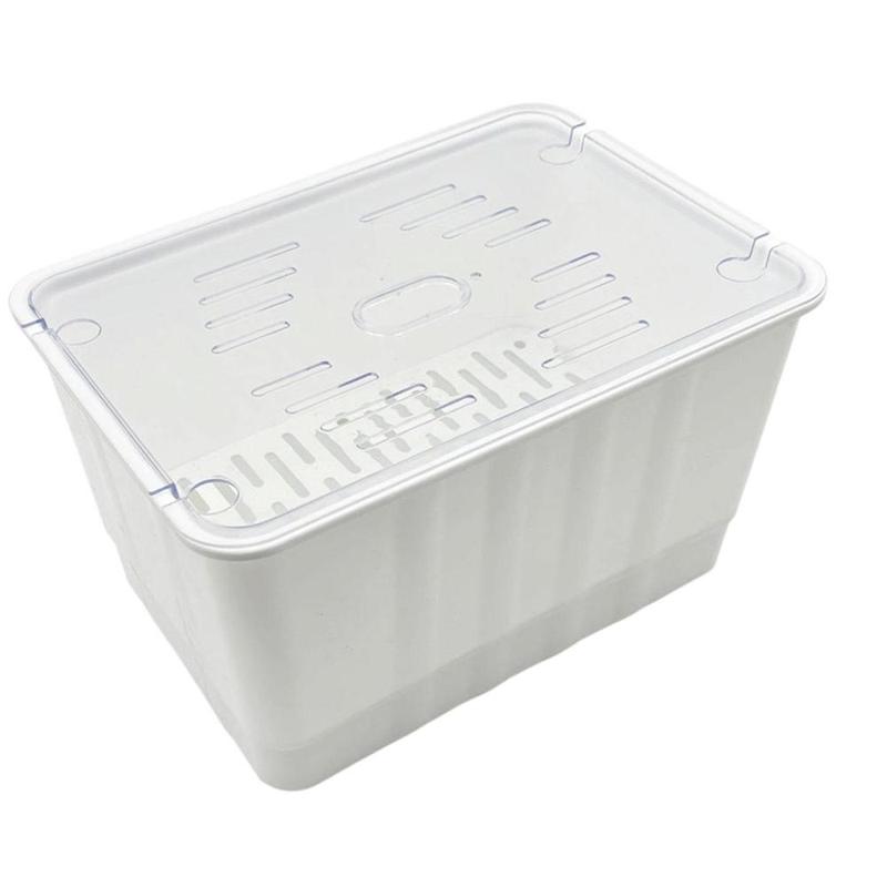 Turtle Habitat, Turtle Breeding Tank, Ventilation Feeding Hatching Container, Turtle Aquarium for Hatchling Chameleon 5