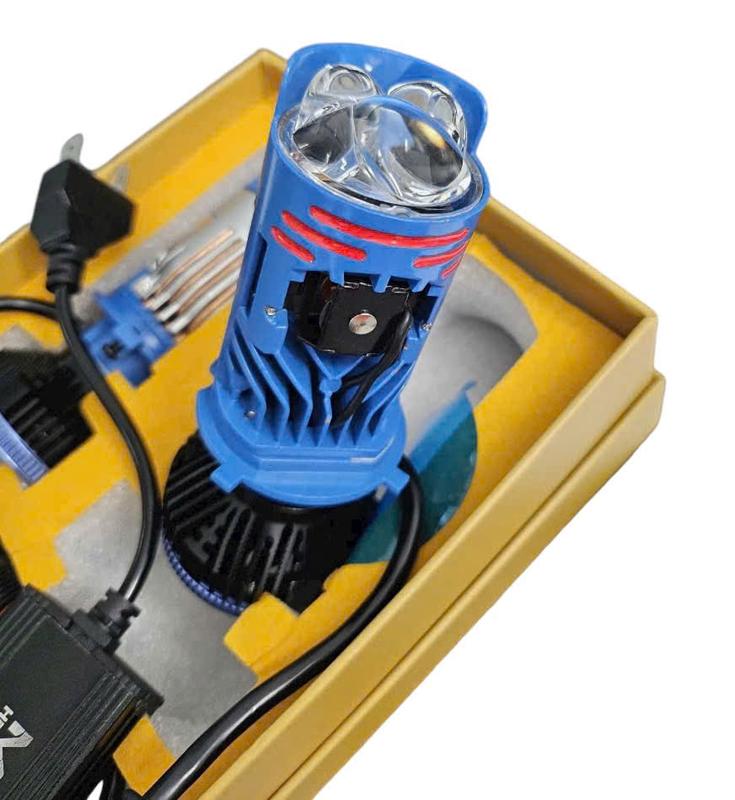 TẶNG MÓC TITAN KHÓA CÀI [RBHL2028/32] Đèn Pha Led T11 Công Suất 85W Tăng Sáng, Led Bi Cầu Mini, Chân H4, Điện Áp 12-24 Vol, Lắp Ô Tô& Xe Máy/BẢO HÀNH 24 THÁNG/#Phụ Tùng#T90#T90PRO#DENLED#LEDT11#DENT11#RB