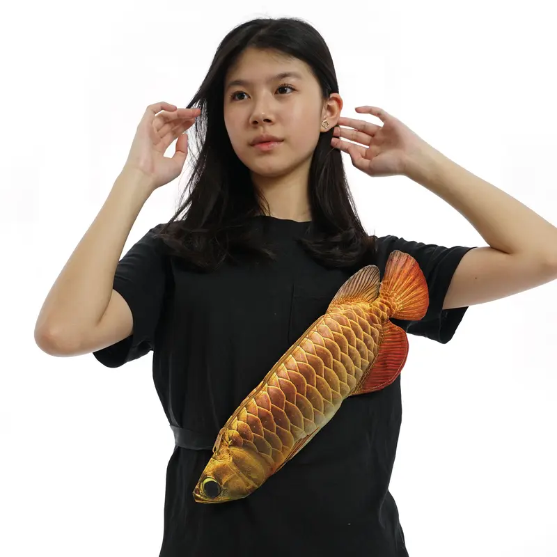 Tas Punggung Ikan Arwana Viral Canvas Tebal dengan Furing Daging Ikan Cetak Oeko Tex 100 Class 1 Tas Buckle Bumbag 0
