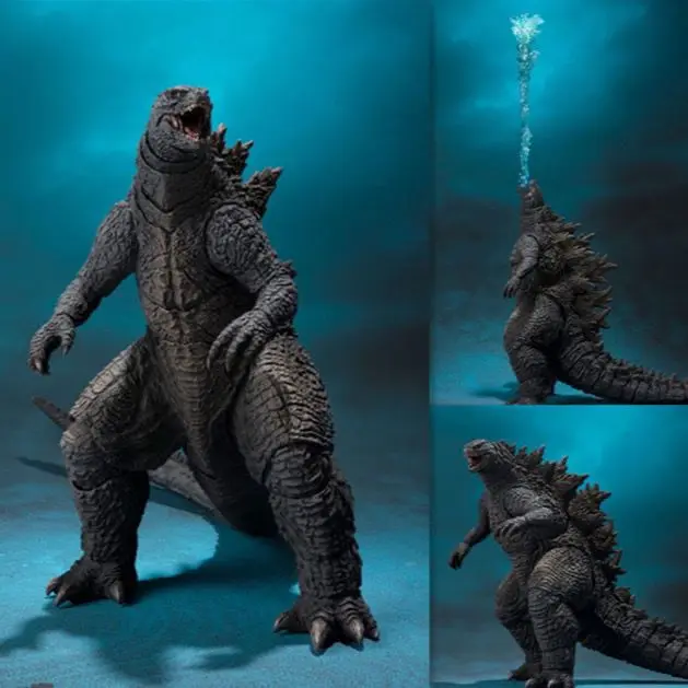 Chúa và đồ chơi SHM Godzilla 2 Vua quái vật Godzilla Quà tặng mô hình làm bằng tay đóng hộp có thể di chuyển được 1