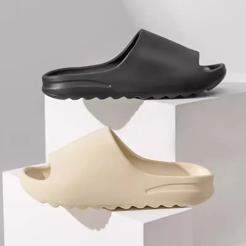 Unisex EVA Non-slip Soft-soled Slippers for Couples Outdoor Beach Waterproof Deodorizing Home Casual Sandals for Men and Women