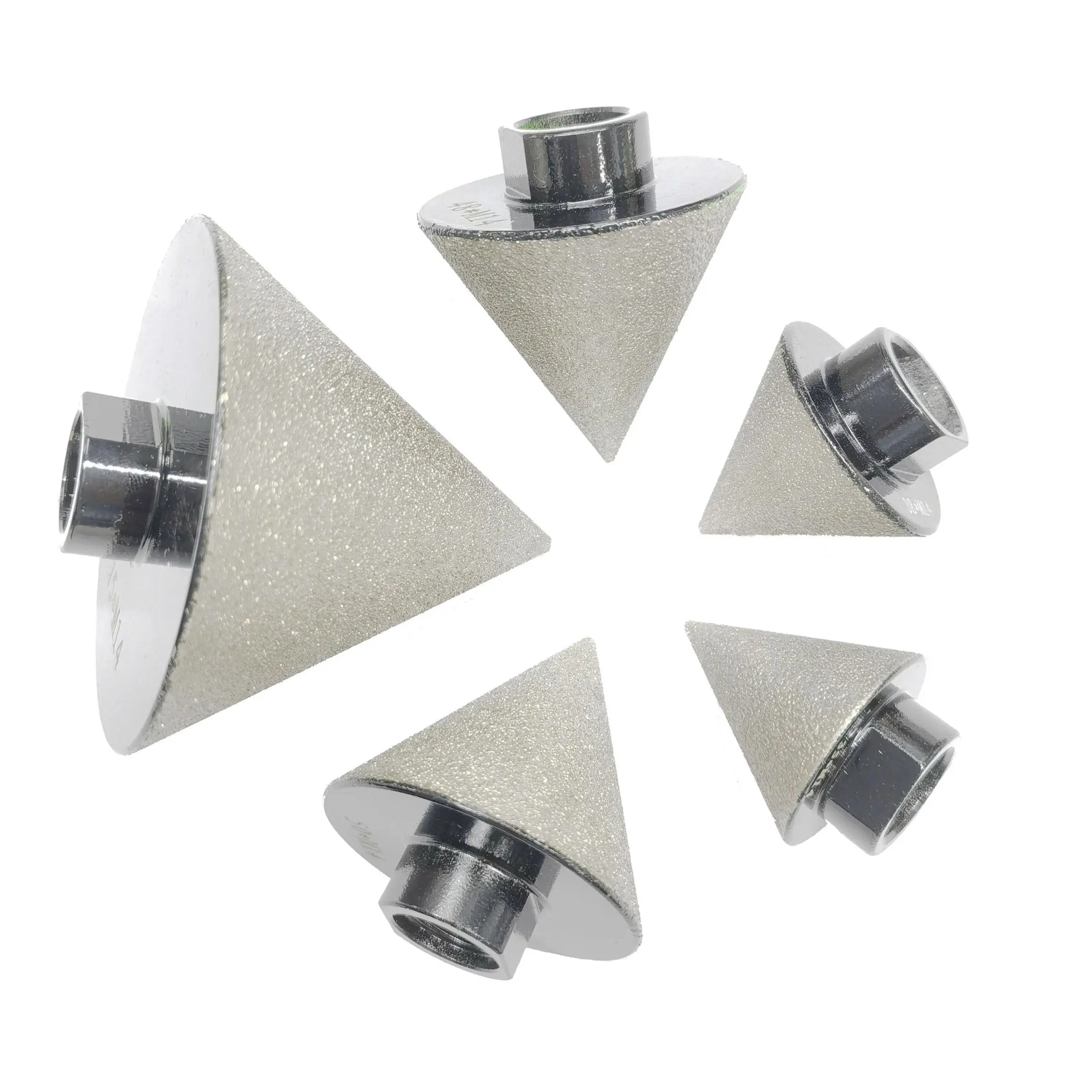 M14 Thread Vacuum Brazed Diamond Dry Chamfering Drill Bit, Enlarging Hole Milling Grinding Trimming Tool, Power Tool Accessories for Stone Ceramic Tile, Cutting