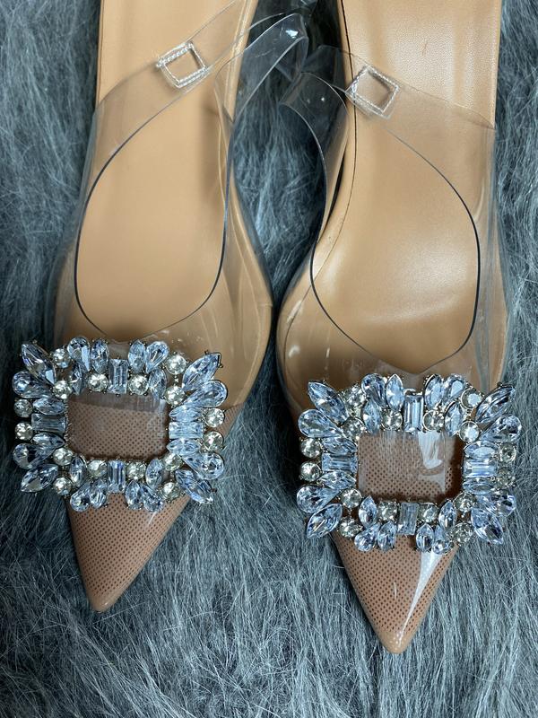 Giày cao gót mika V.A.N 8p mặt giày phối đá bắt sáng dễ đi dễ phối đồ phong cách tối giản phù hợp đi làm đi chơi - F16 Nữ Đế Cao Shoes