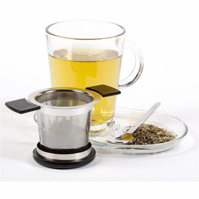 Filter Saringan Teh Infuser Brew In Tea Strainer Loose Leaf Tea 4