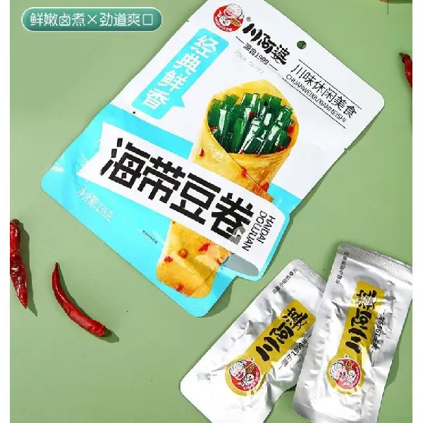 Mushroom Kelp Bean Rolls Vegetable Snack Rolls Food Office Spicy Flavor Leisure Snacks