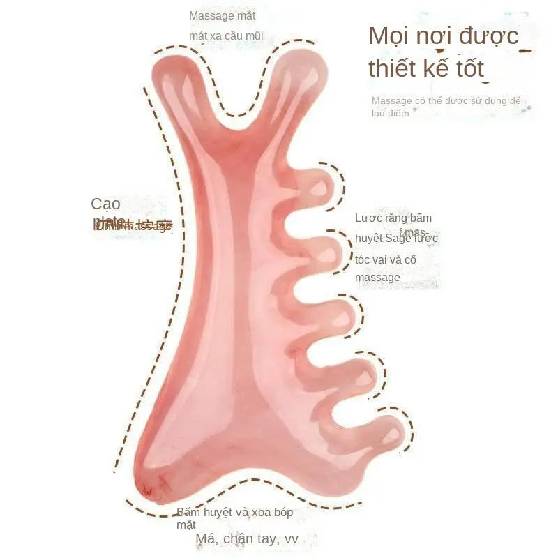 Bảng Mát Xa Bảng Massage Kinh Tuyến, Làm Bằng Resin, Kèm Lược Mát Xa