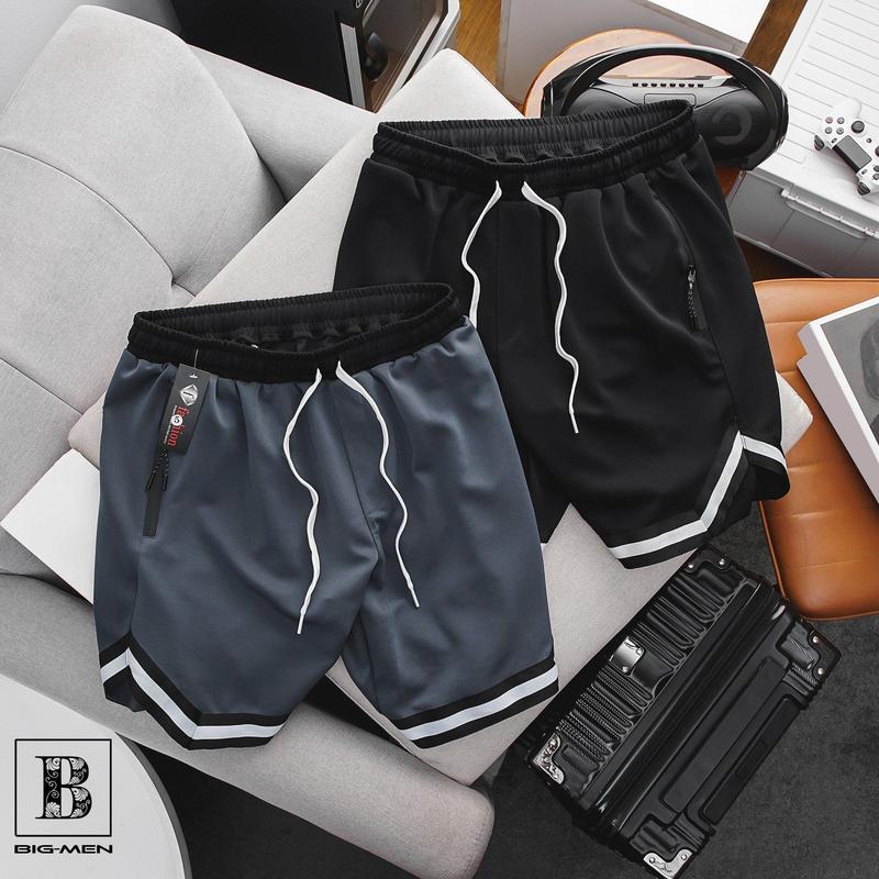 [bigsize] Quần short thun viền chân dây đai bigsize nam < 140kg