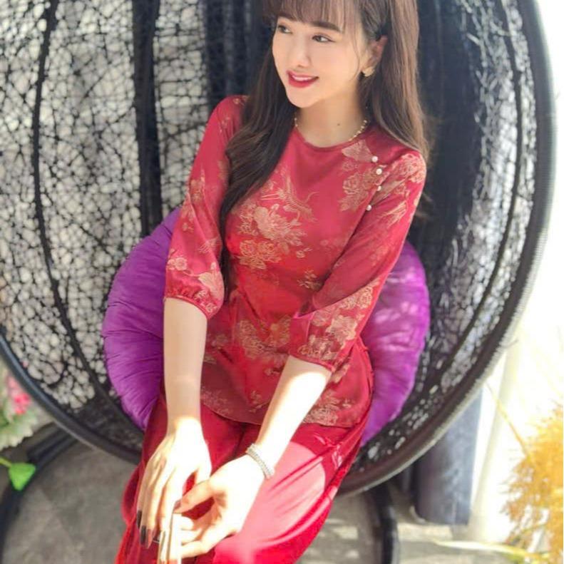 SÉT BỘ LAM,BỘ LAM ĐI CHÙA, BỘ LAM ÁO KÈM QUẦN CHẤT VẢI GẤM TỐ NGA CAO CẤP ĐỦ SIZE S,M,L,XL,XXL 9