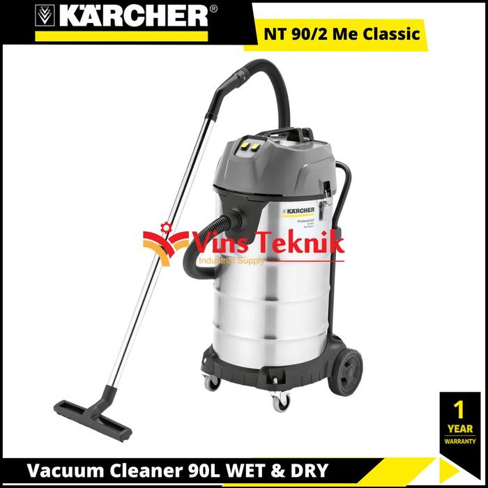 Gambar KARCHER NT 90/2 Me Classic *EU Mesin Penghisap Debu Vacum Vacuum Cleaner Wet & Dry 90L NT90/2 - KURIR TOKO dari Vins Teknik Bekasi Kota Bekasi Tokopedia