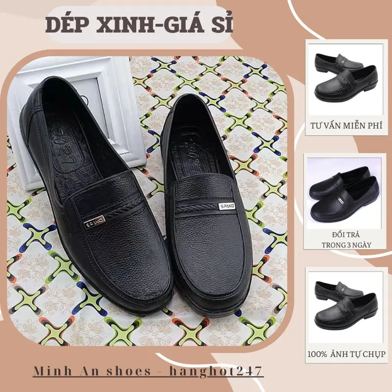 ￼Giày Lao Động Chống Nước , Chống Trượt , Đi Mưa ￼,Giày Nam lao động , giày lao động chống nước