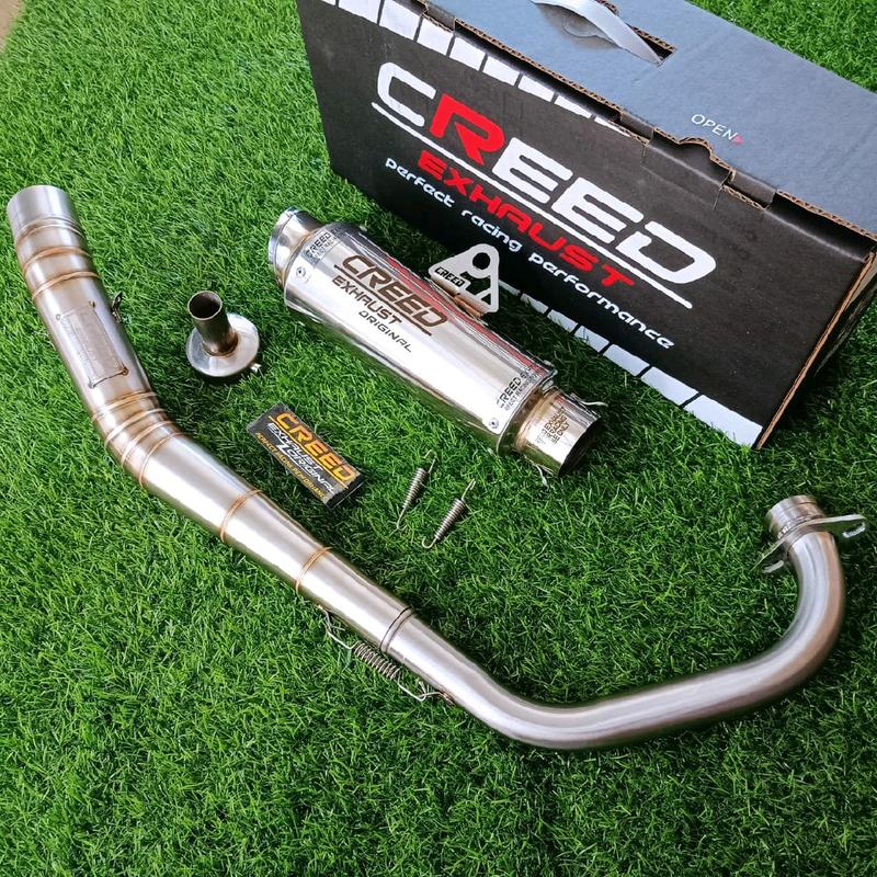 knalpot racing creed exhaust original pnp vixion sonic satria fu Jupiter mx r15 cb 150r cbr 150r gsx 150 tiger verza byson megapro 2