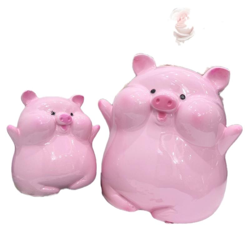 ( Mua 1 - thêm 1 ) Ống tiết kiệm đựng tiền bánh bao size to ống heo mua một sản phẩm to thêm một sản phẩm nhỏ