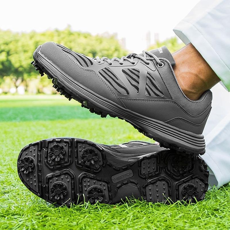 Product Introduction of Foreign Trade Non-Slip Men's Training Shoes Large Size Golf Training Shoes with Spikes Sports Casual Wear-Resistant Shoes Low Top XZ25052 21
