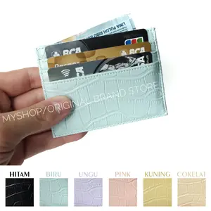 Dompet Kartu Kulit Asli Pria / Wanita T6
