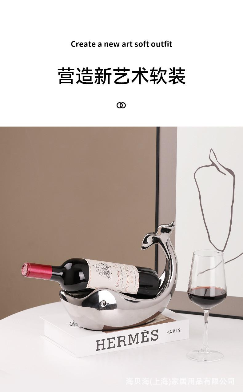 Product Introduction of Dining Table Wine Glass Holder Wine Rack Wine Cabinet Home Decoration Desktop Decoration Light Luxury Living Room TV Cabinet Creative Furnishings 3