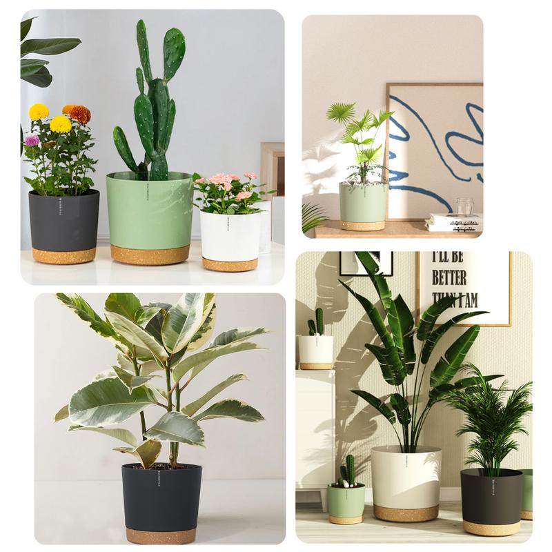 Product Introduction of Chậu trồng cây tự tưới thông minh MONROVIA cho hoa, cây cảnh trong nhà và ngoài trời hình trụ tròn 10