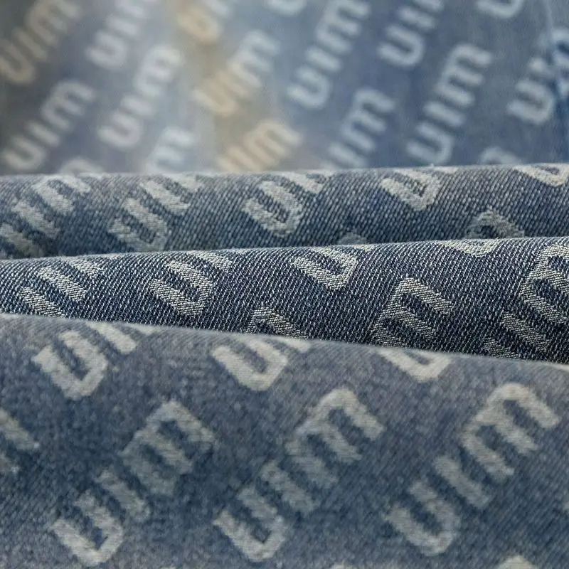 Quần Jean quét đất nhà thẳng in hình, dành cho phụ nữ, thiết kế mới đẹp, chữ Jacquard, quần ống rộng Dáng Rộng thích hợp cho mùa thu, năm 2025 Pants 2