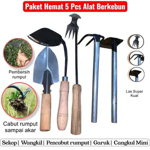 Paket Alat Berkebun Isi 5 Pcs/ Perlengkapan Berkebun/Set Alat Berkebun