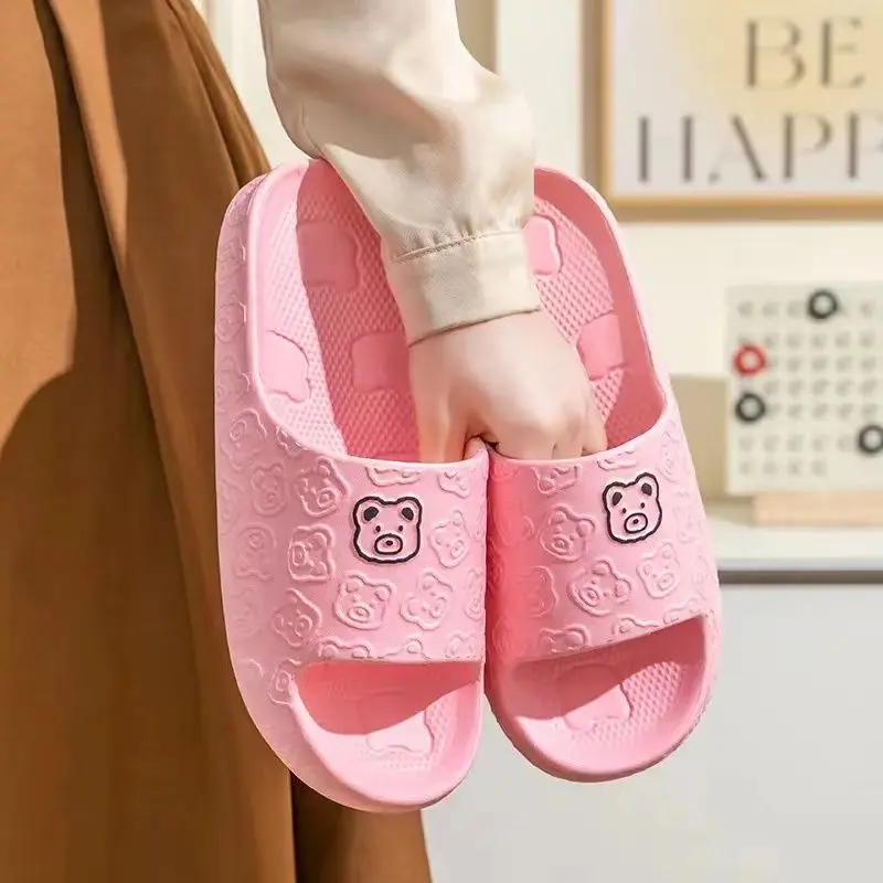 New, Sandals, Ladies, Summer Wear, Cartoon, Non-Slip, Deodorant, Indoor Home, Bathroom Couple, Cheap Slippers