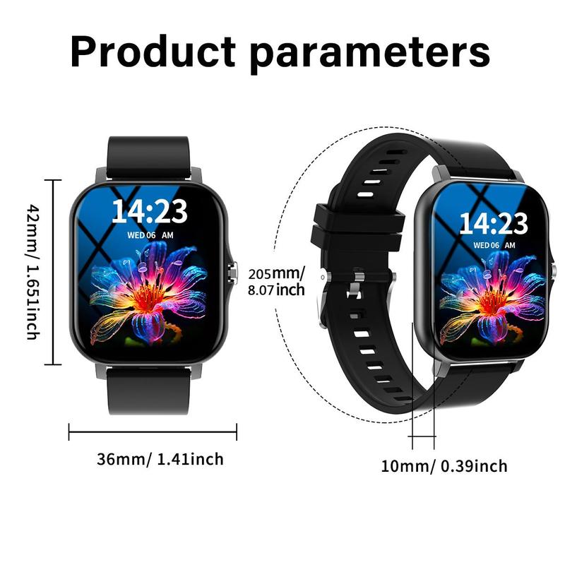 Multifunctional Smart Watch, Fashion Digital Watch with Heart Rate Monitoring and Sleep Tracking, Sports Watch for Women & Men, Wearable 1