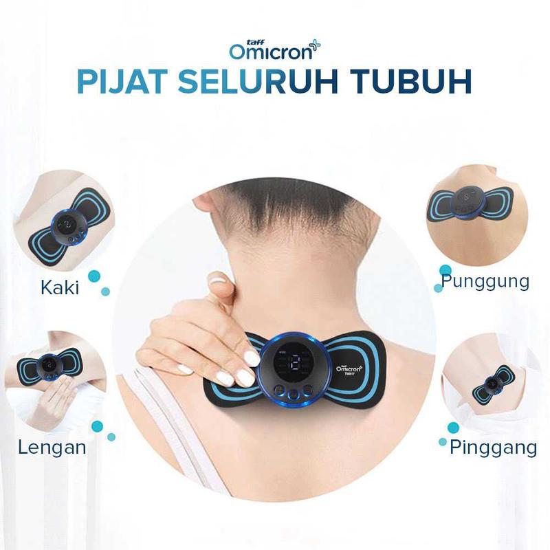 Alat Pijat Elektrik Tempel EMS Terapi Leher Massager Pijit Badan 5