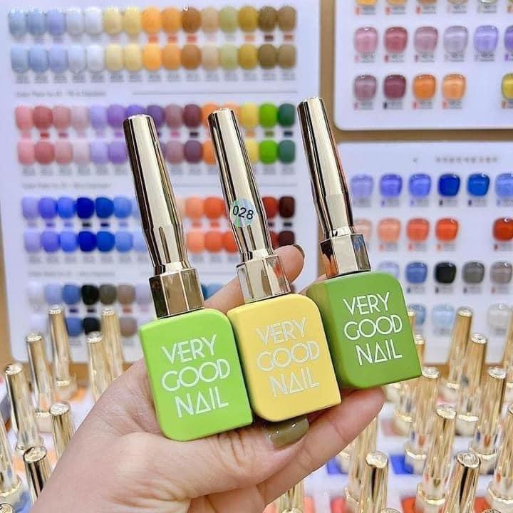 Set Sơn Gel Verygood 60 màu nắp vàng chai cao dung tích 15ml Tặng 1 cặp base - top và 1 bảng màu