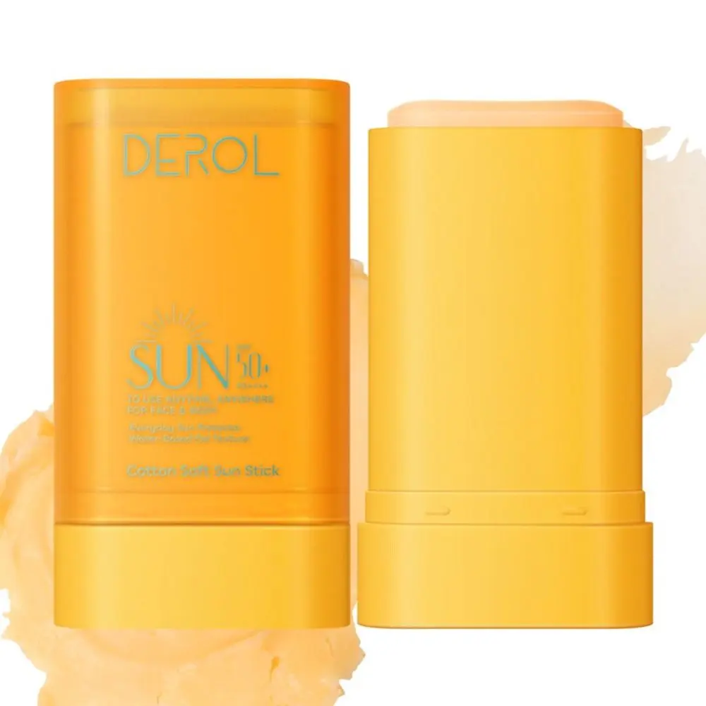 New All Type Skin Sunscreen Stick Sweat Resistant No Sticky Sunstick SPF50+ Easy to Apply Sunstick Protection Bar for Face and Body