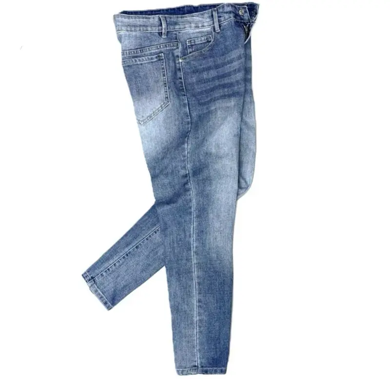 Quần Jean Nam Xanh nhạt Bạc Co Giãn Tốt Mẫu Mới vải dày mêm Cotton Pants Có Túi T3839- Pants Menswear 1