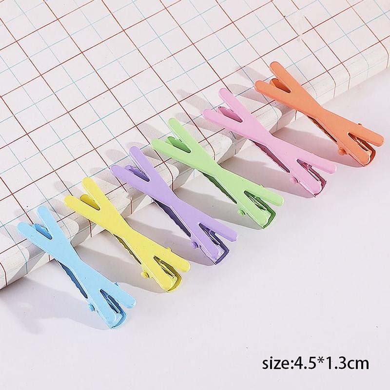 Product Introduction of Cute Hair Ornament Hair Clips Candy Color Headwear Duck Beak Clip INS Style Bang Clip Girls 15