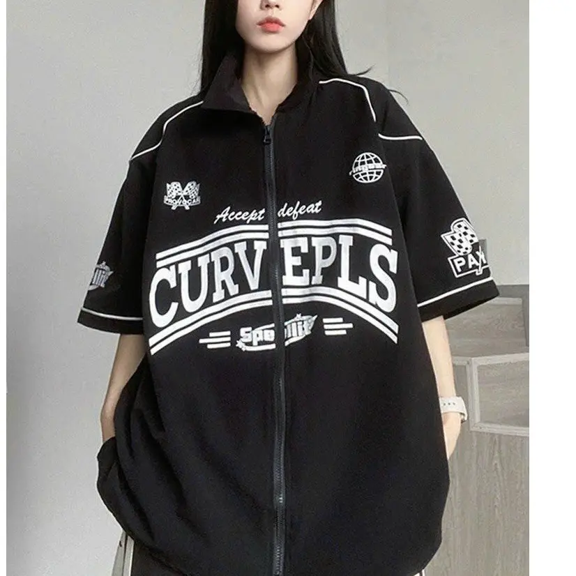 Áo sơ mi Nam Nữ Minhtuanfashion form rộng tay lỡ CURVEPLS unisex cực hot phong cách menswear cổ tròn Top