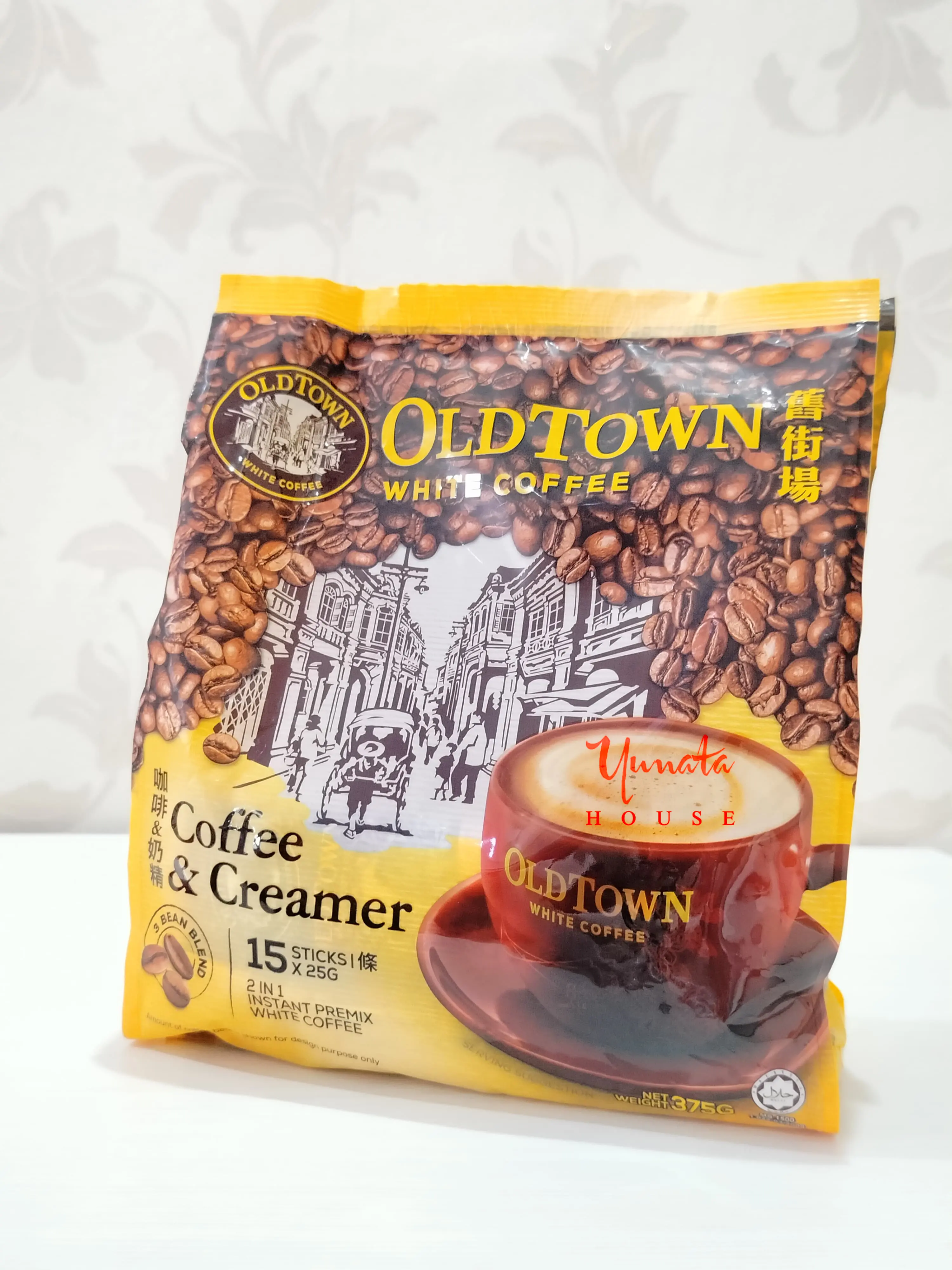 Old Town Malaysia White Coffee 2in1 Coffee & Creamer [25g x 15s]