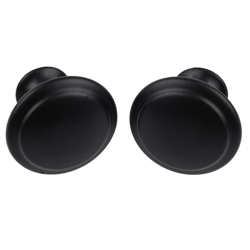 HOMEDIY 20Pcs Door Knobs Cabinet Handles Cupboard Drawer Kitchenathroom Metal black 7