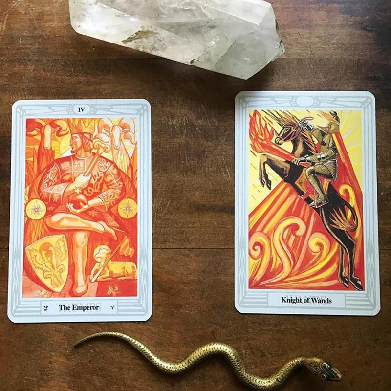 Bộ Bài Tarot Cleister Crowley Thoth Tarot Tặng Đá Thanh Tẩy 4