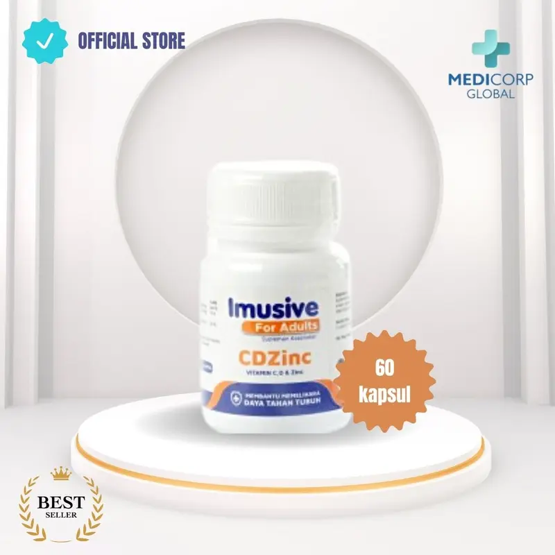 Imusive CDZinc botol isi 60 kaps 1