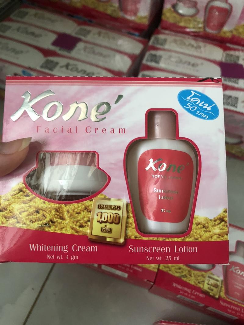 Product Introduction of Combo (10 hộp kem ) dưỡng da hỗ trợ mụn ,thâm ,sạm , tàng nhang,kone thái Lan  ( 1 sét gồm kem dưỡng 1 chai nước 7