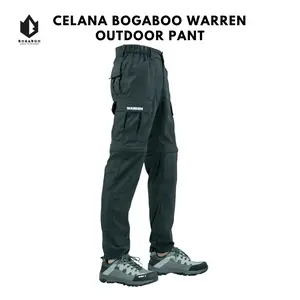 BISA COD Celana panjang Kargo sambung BOGABOO seri WARREN - celana outdoor - celana mendaki - celana CARGO - celana gunung pria dan wanita
